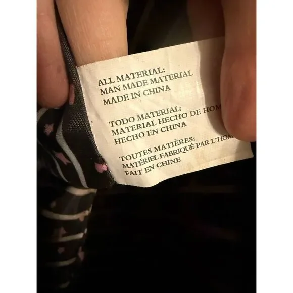 Betsey Johnson Black and Gold Starry Satchel - Picture 8 of 14